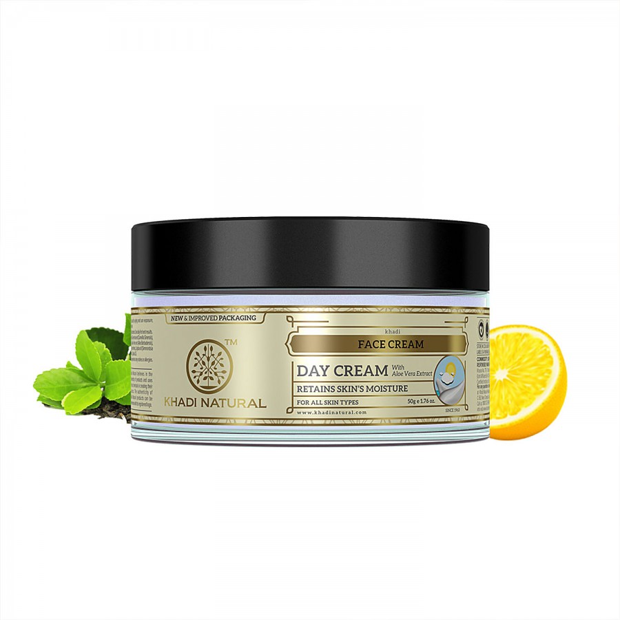 Khadi Natural Face Day Cream - Retains Skins Moisture