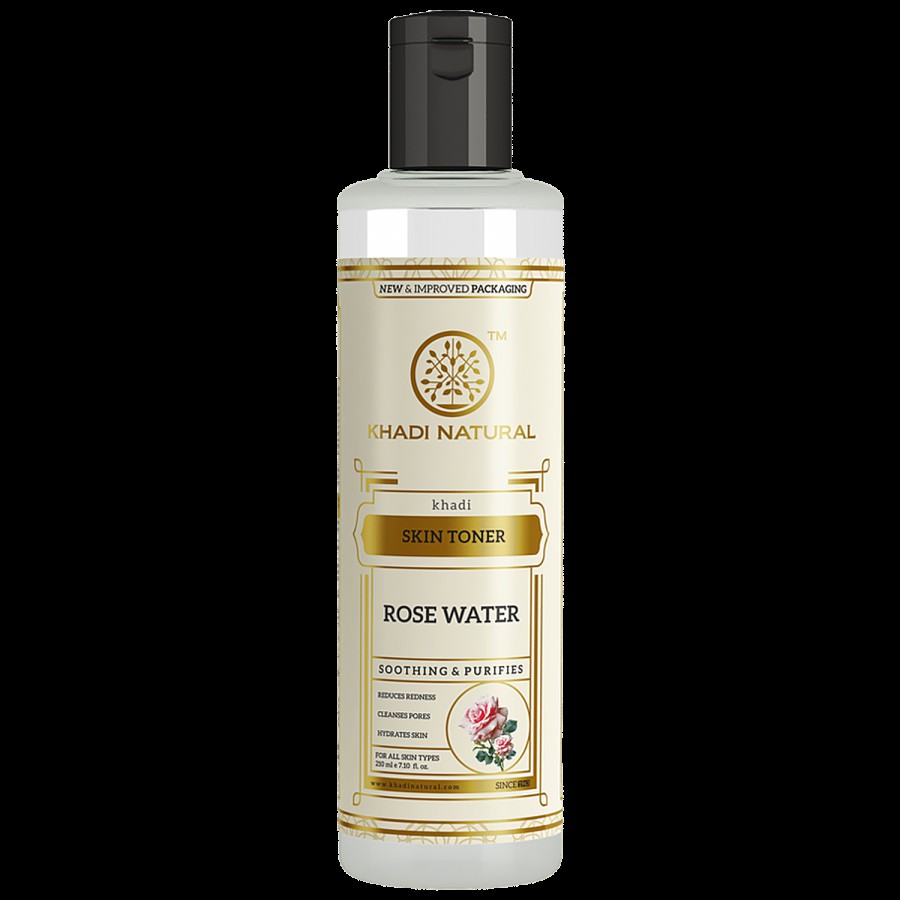 Khadi Natural Herbal Pure Rose Water Skin Toner