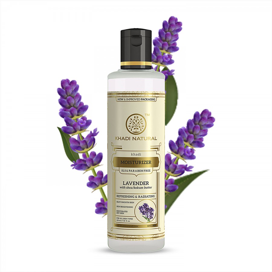 Khadi Natural Lavender Moisturizer - Rehydrates Dry Skin