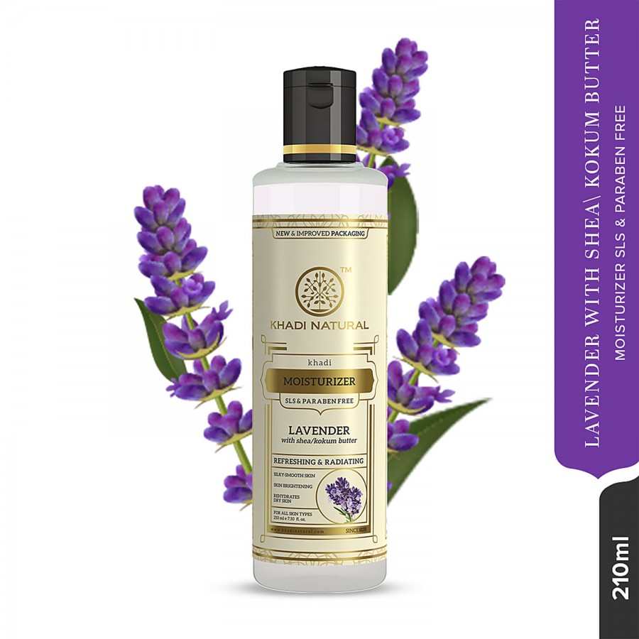 Khadi Natural Lavender Moisturizer - Rehydrates Dry Skin