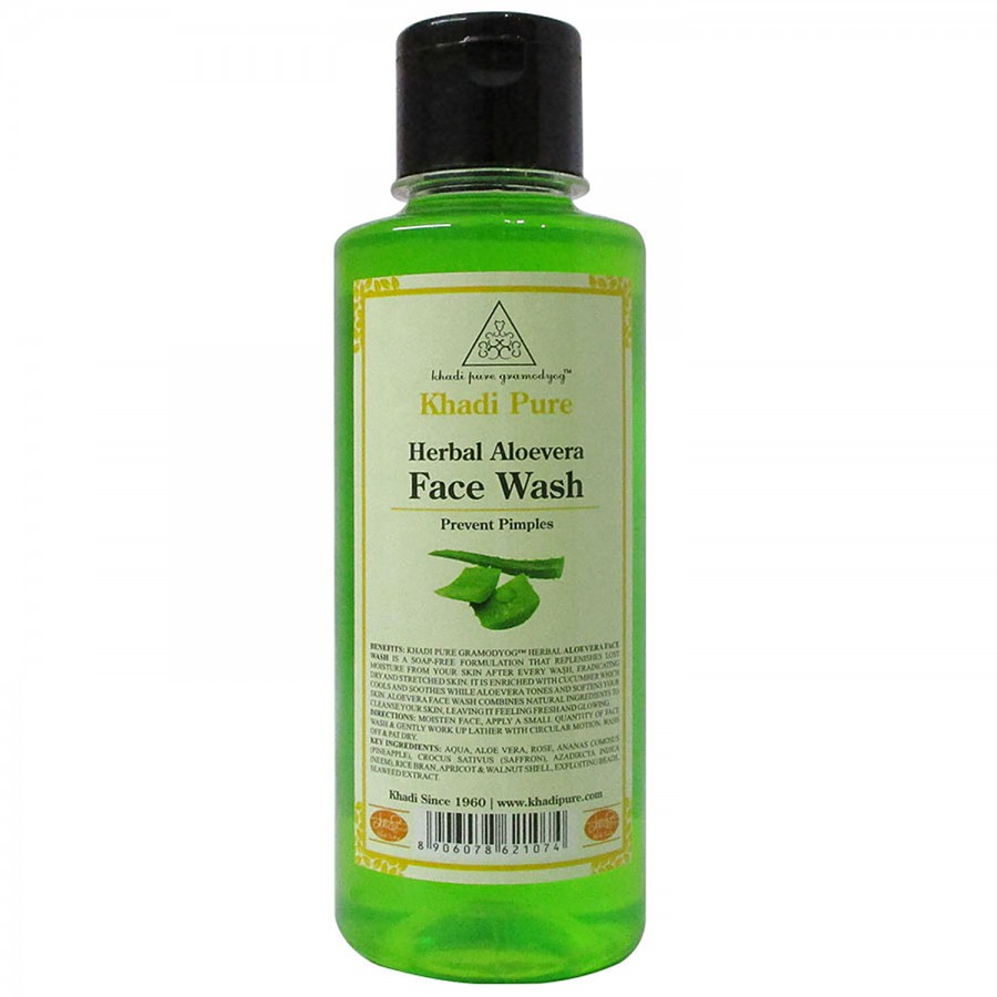 Khadi Pure Herbal Aloevera Face Wash