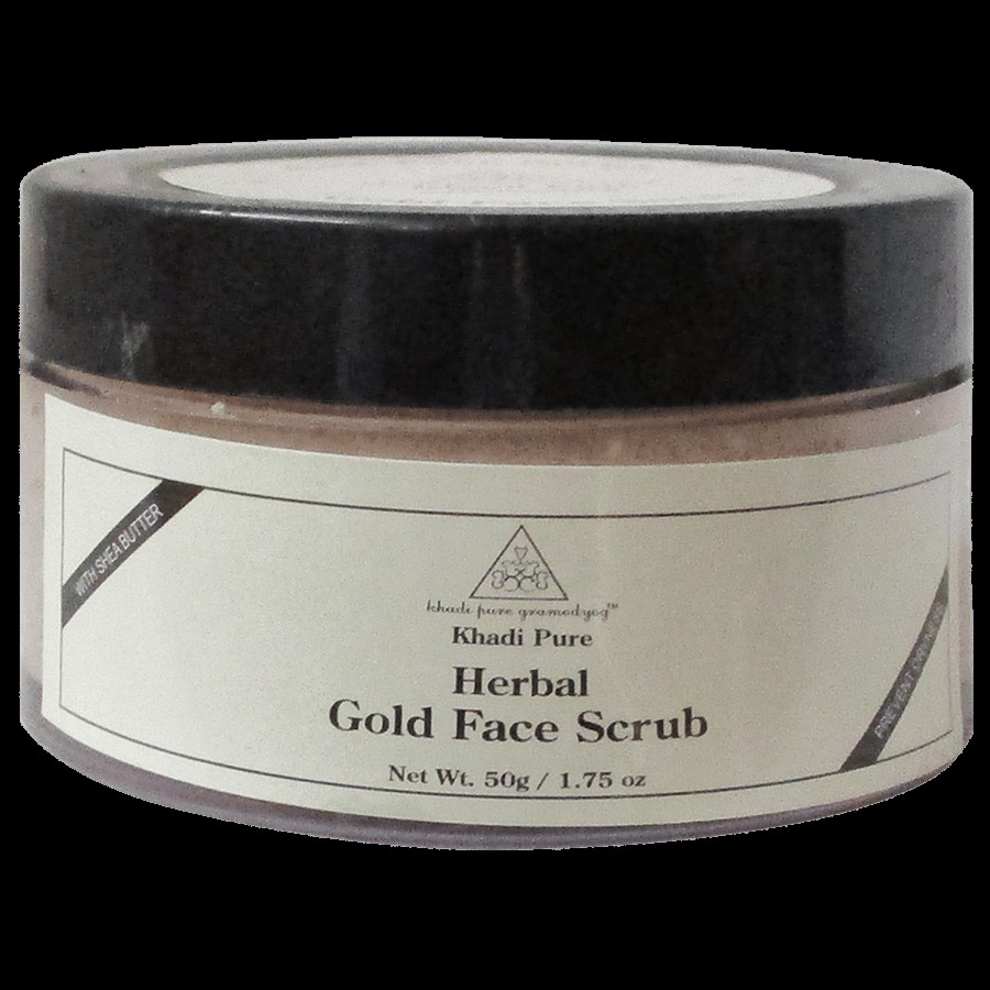 Khadi Pure Herbal Gold Face Scrub