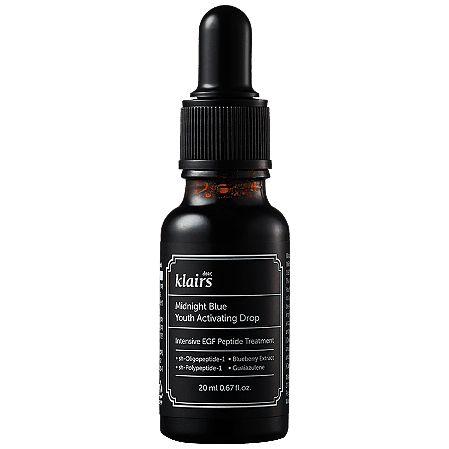 Klairs Midnight Blue Youth Activating Drop - Reduces Fine Lines & Wrinkles