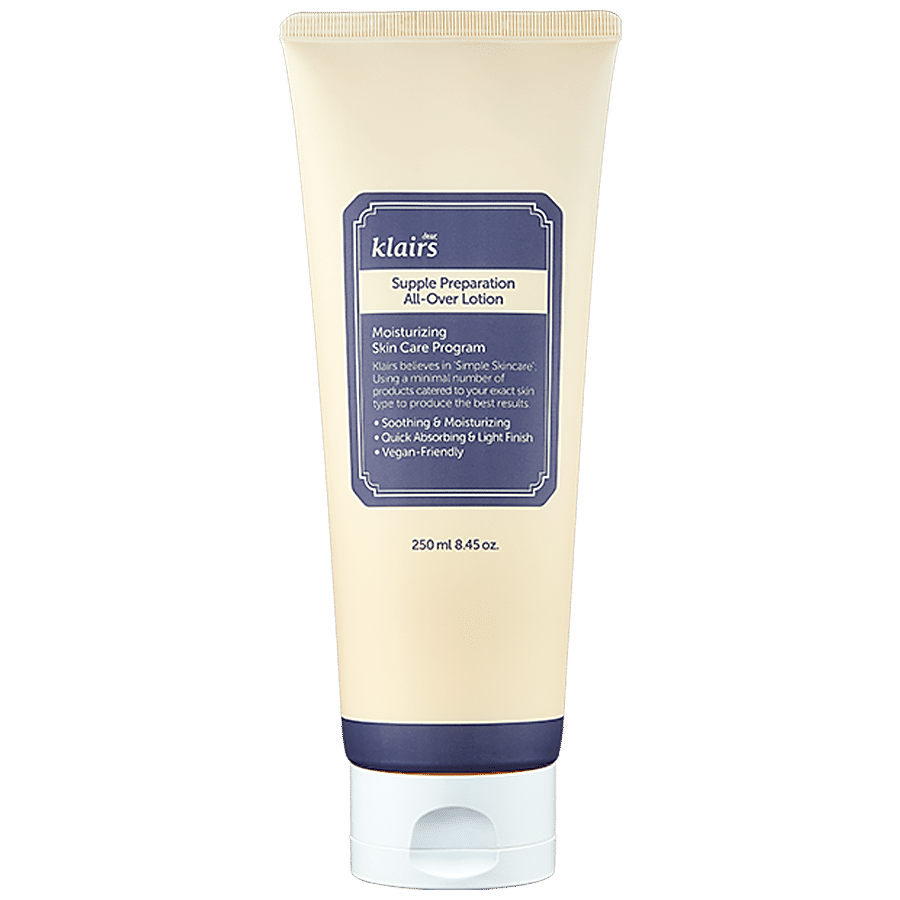 Klairs Supple Preparation All-Over Lotion - Soothing & Moisturising