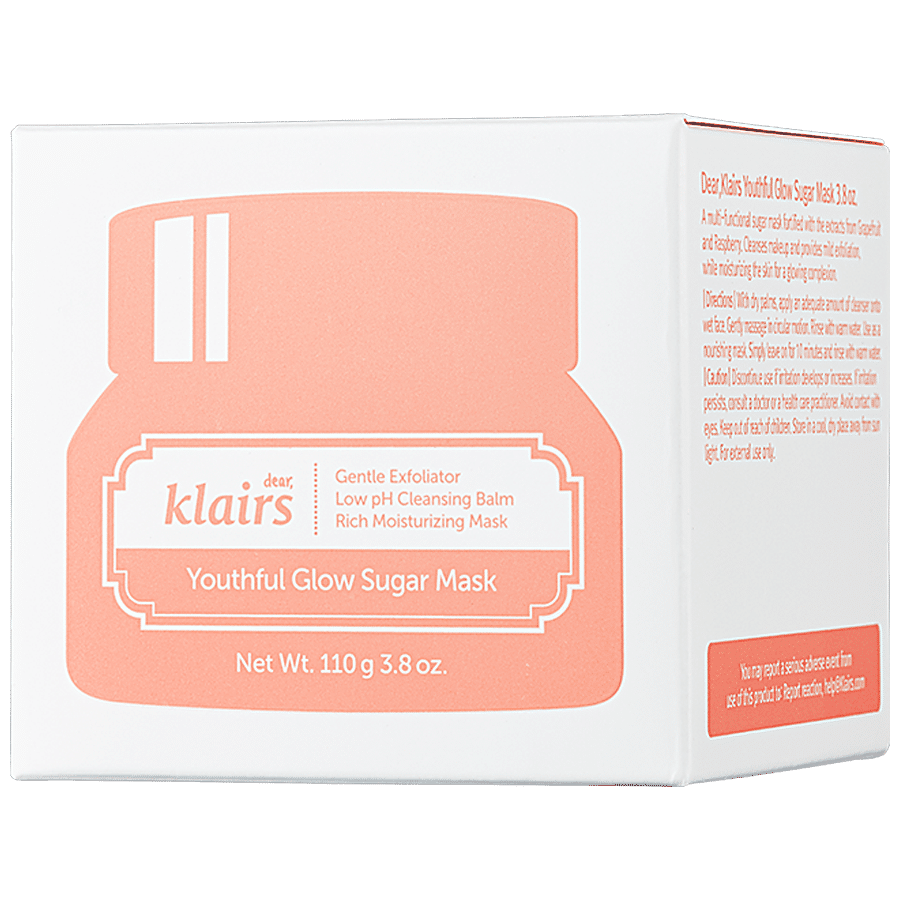 Klairs Youthful Glow Sugar Mask - Gentle Exfoliator