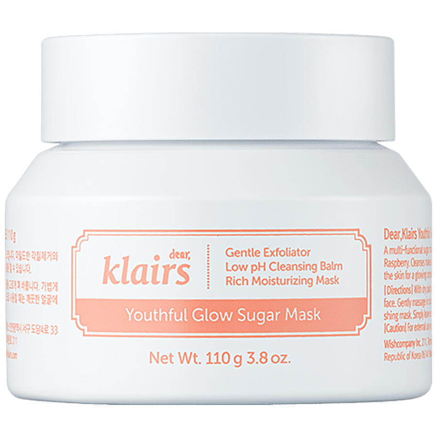 Klairs Youthful Glow Sugar Mask - Gentle Exfoliator