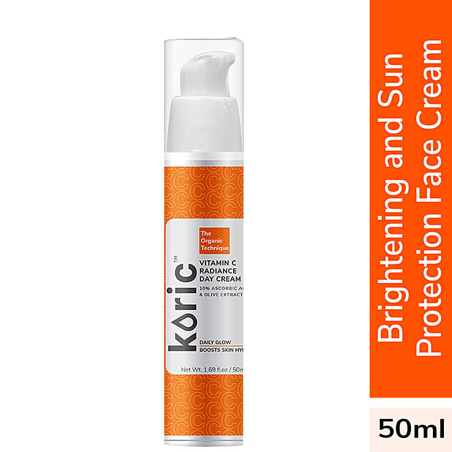 Koric Daily Glow Vitamin C Radiance Day Cream Sun Protection SPF 35 pH5.0 - Revitalises Stressed Skin