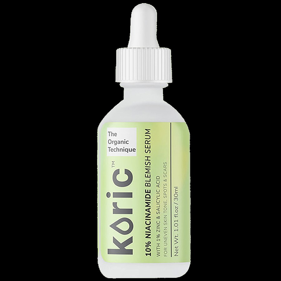 Koric 10% Niacinamide Blemish Serum With 1% Zinc & Salicylic Acid pH