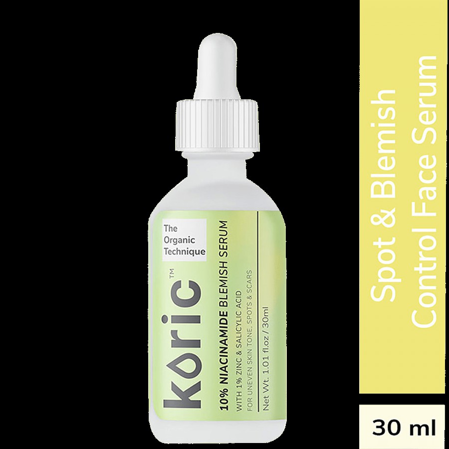 Koric 10% Niacinamide Blemish Serum With 1% Zinc & Salicylic Acid pH