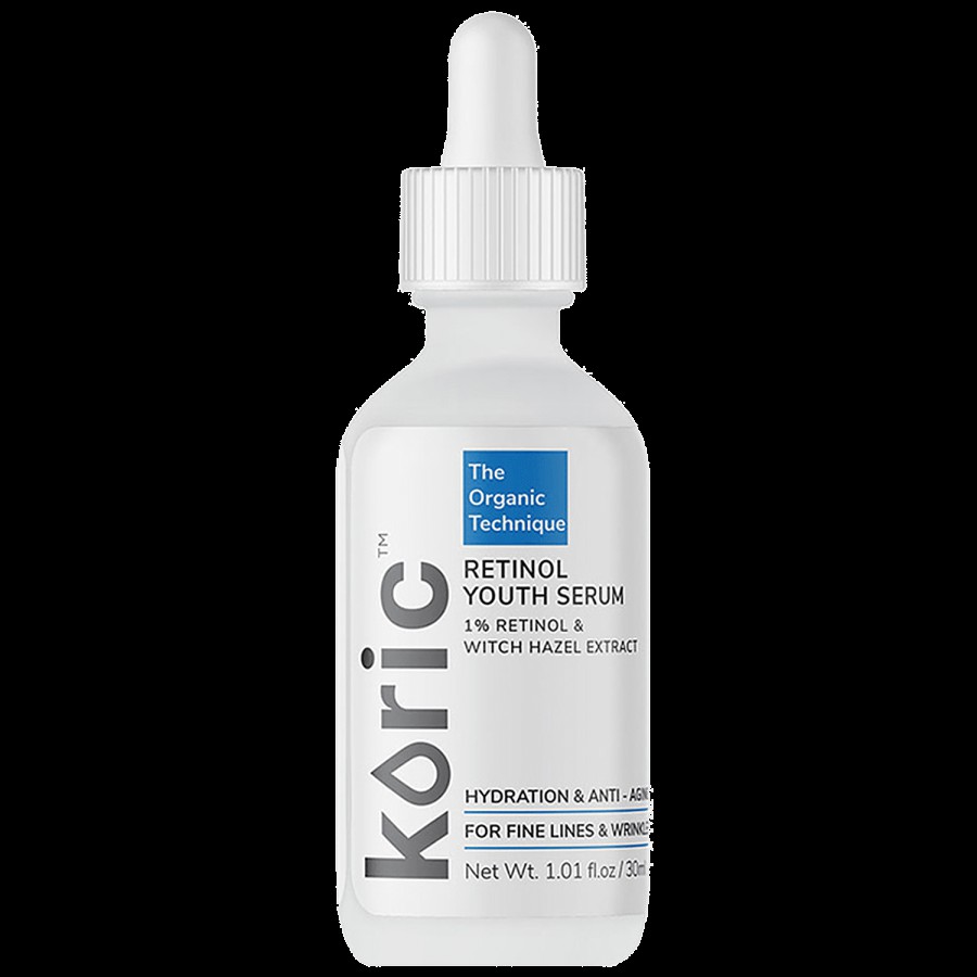 Koric Hydration & Anti-Aging Retinol Youth Serum pH 5.5 - Reduces Hyperpigmentation & Age Spots