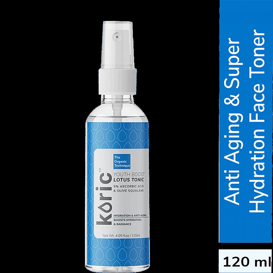 Koric Hydration & Anti-Aging Youth Boost Lotus Tonic pH:5 - Moisturiser & Revitaliser