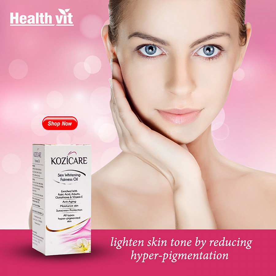 Kozicare Skin Lightening Fairness Oil - Kojic Acid