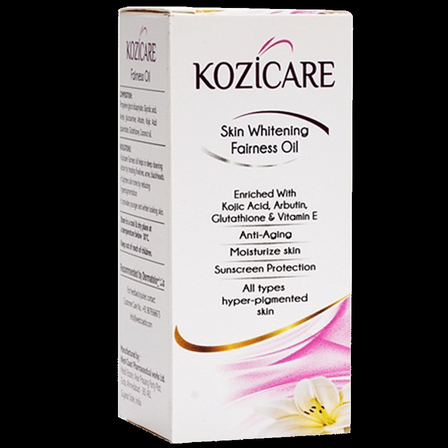 Kozicare Skin Lightening Fairness Oil - Kojic Acid