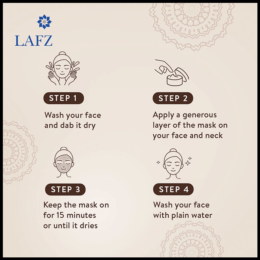 LAFZ Caffeine Face Mask - Enriched With Arabica Coffee