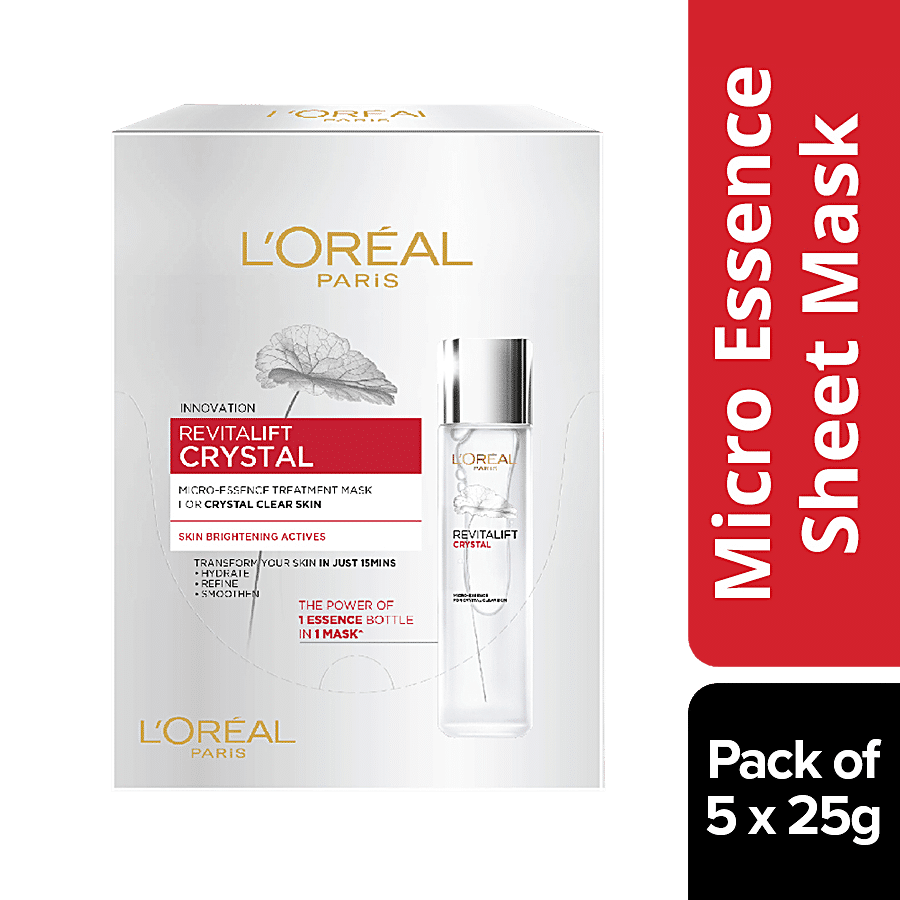 L'OREAL PARIS Sheet Mask Combo - Revitalift Crystal Micro-Essence