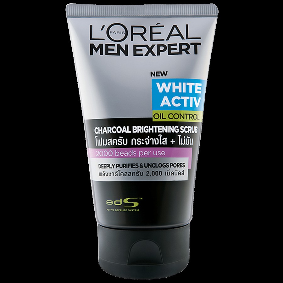 L'Oreal Paris Men Expert Charcoal Black Face Scrub