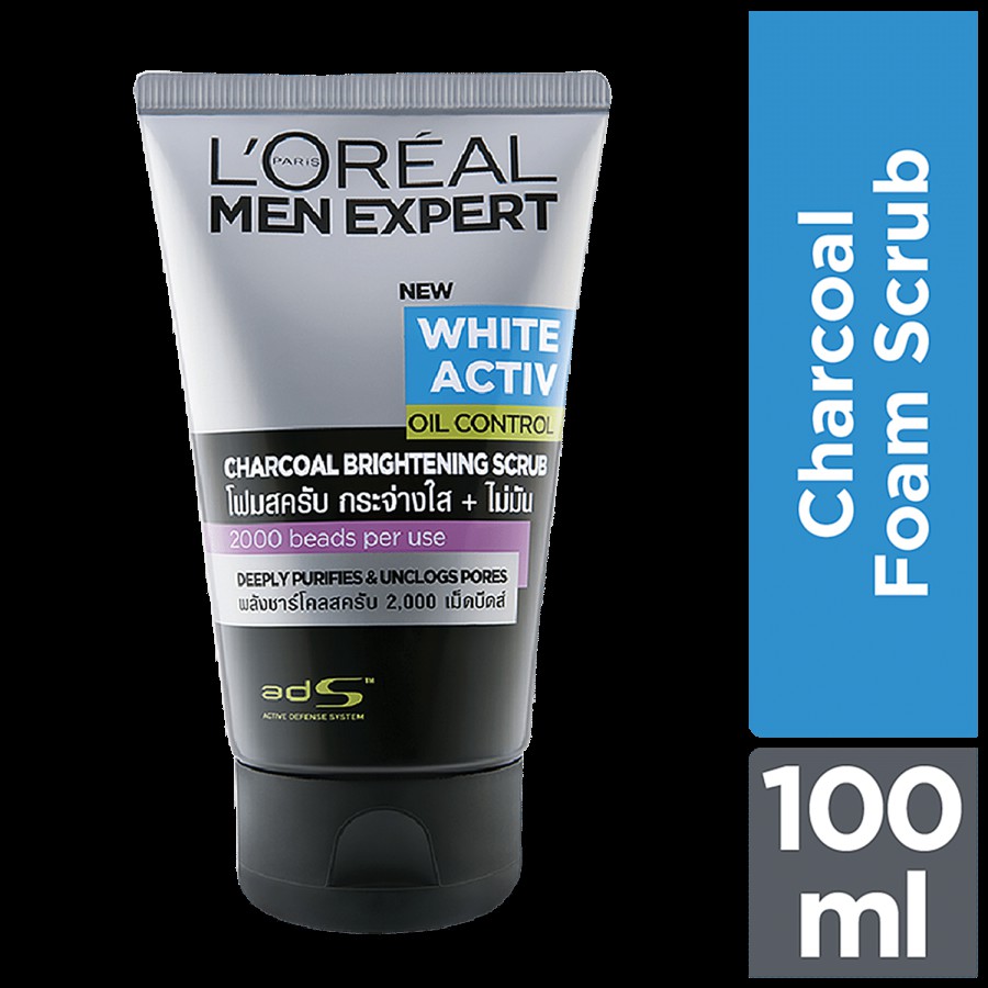 L'Oreal Paris Men Expert Charcoal Black Face Scrub