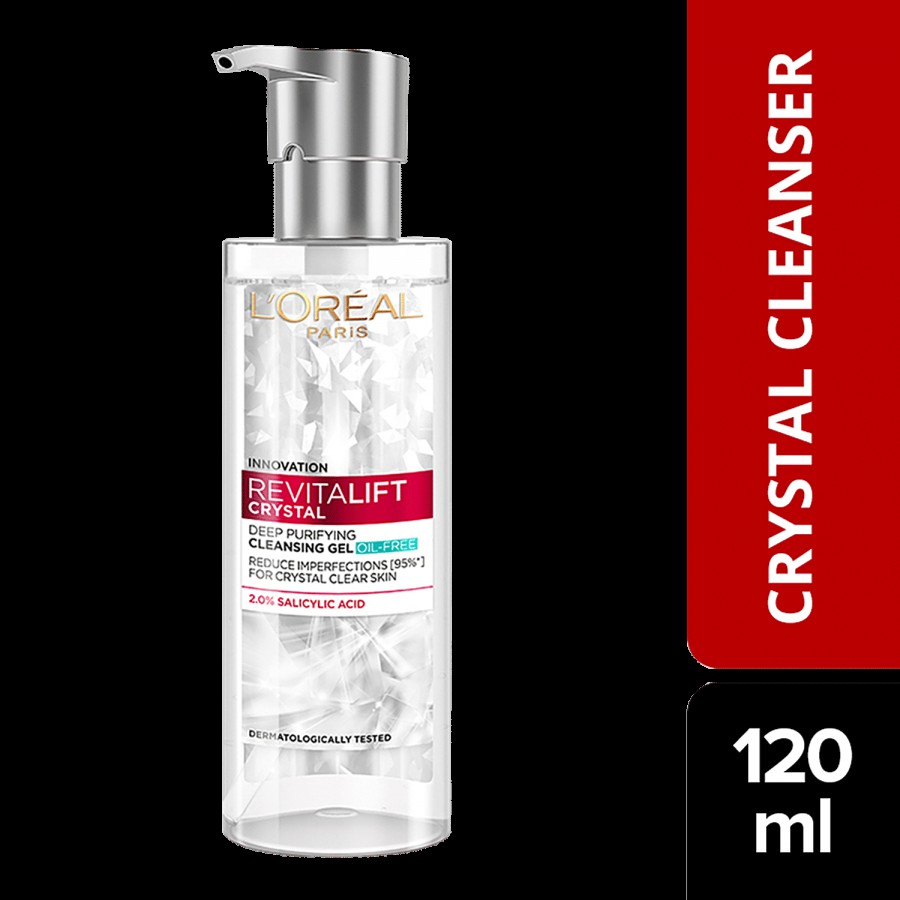 L'Oreal Paris Revitalift Crystal Deep Purifying Cleansing Gel - Oil Free