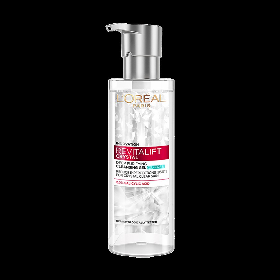 L'Oreal Paris Revitalift Crystal Deep Purifying Cleansing Gel - Oil Free