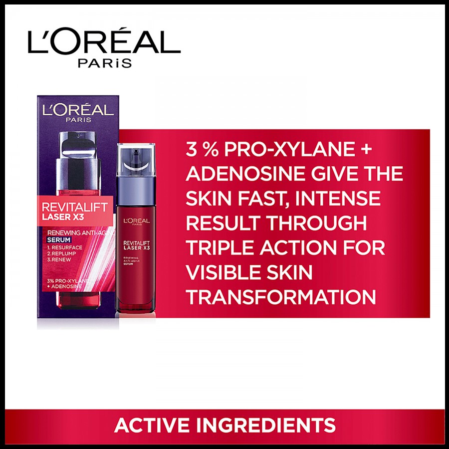 L'Oreal Paris Revitalift Laser X3 Renewing Anti-Ageing Serum