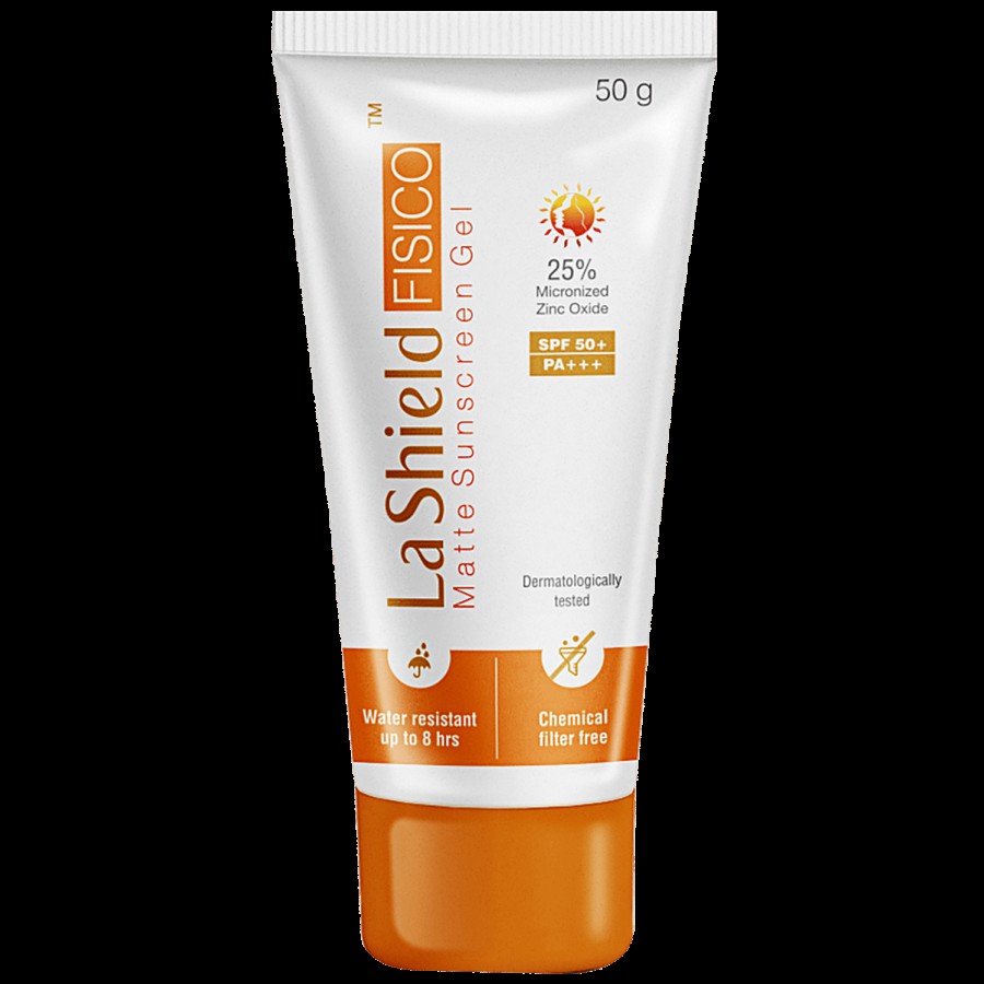 La Shield FISICO SPF 50+ & PA+++ Transparent Sunscreen Gel