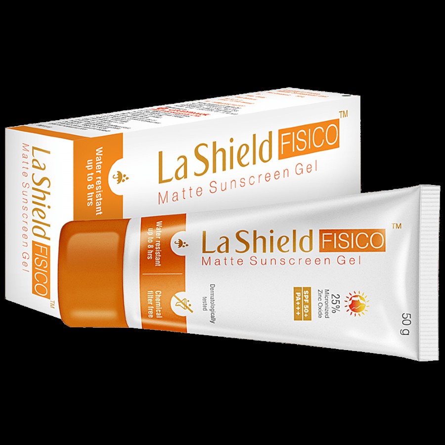 La Shield FISICO SPF 50+ & PA+++ Transparent Sunscreen Gel