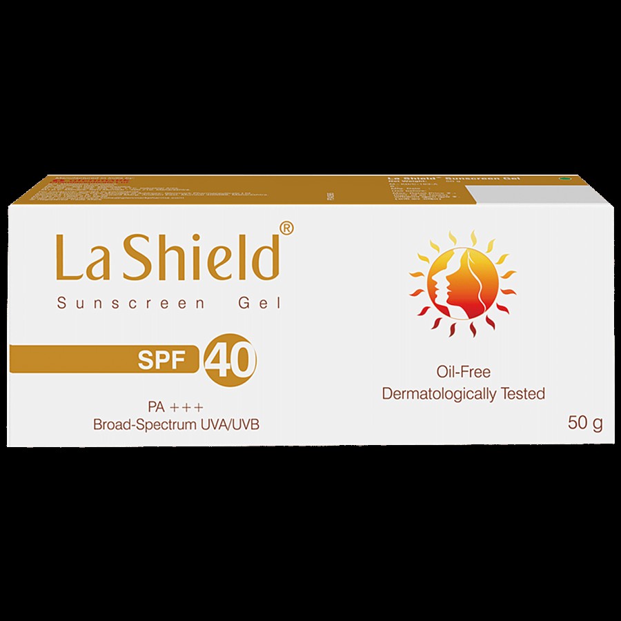 La Shield SPF 40+ & PA+++ Anti Acne Sunscreen Gel