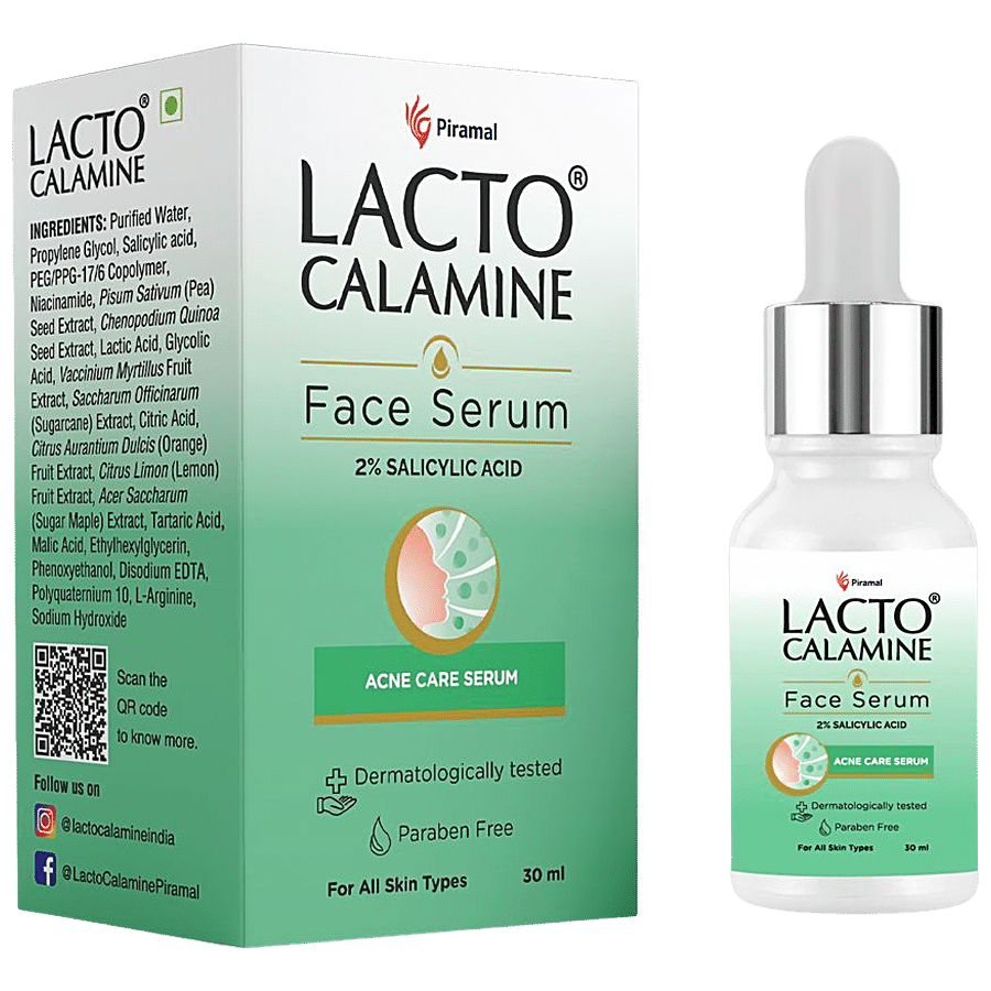 Lacto Calamine Face Serum - 2% Salicylic Acid