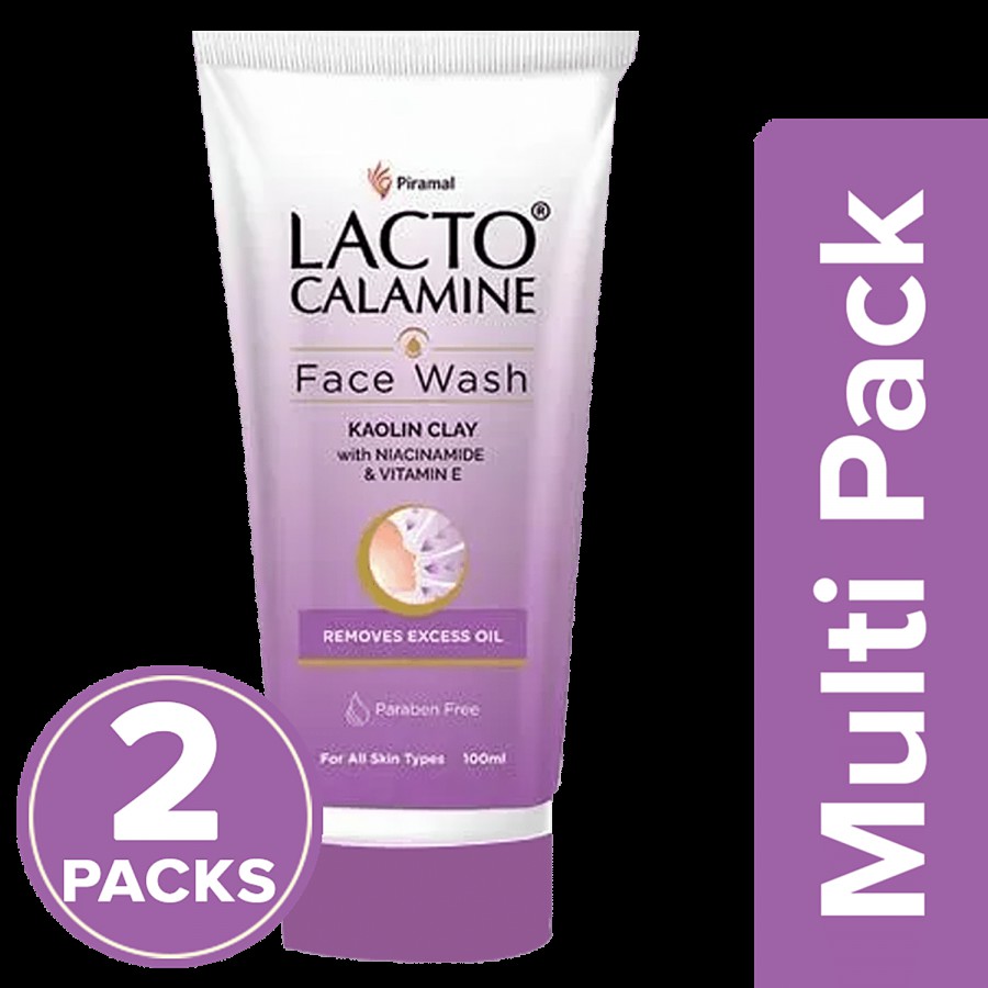 Lacto Calamine Face Wash - Oil Balance With Kaolin Clay