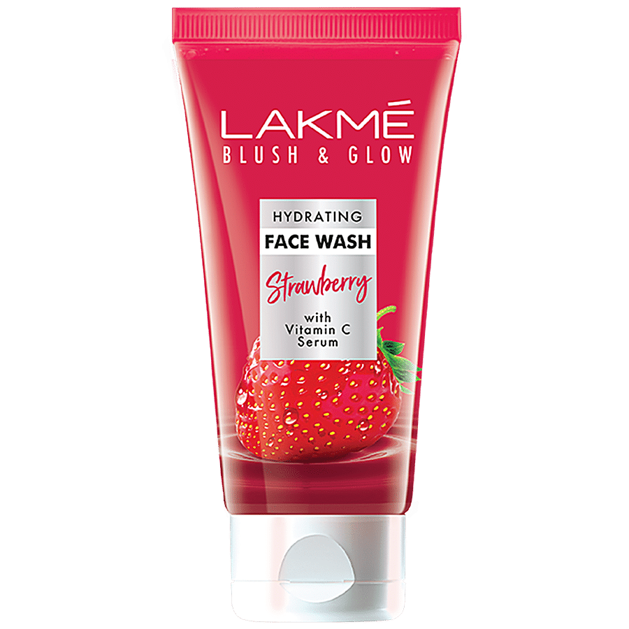 Lakme Lakme Blush & Glow Strawberry Freshness Gel Face Wash With Strawberry Extracts