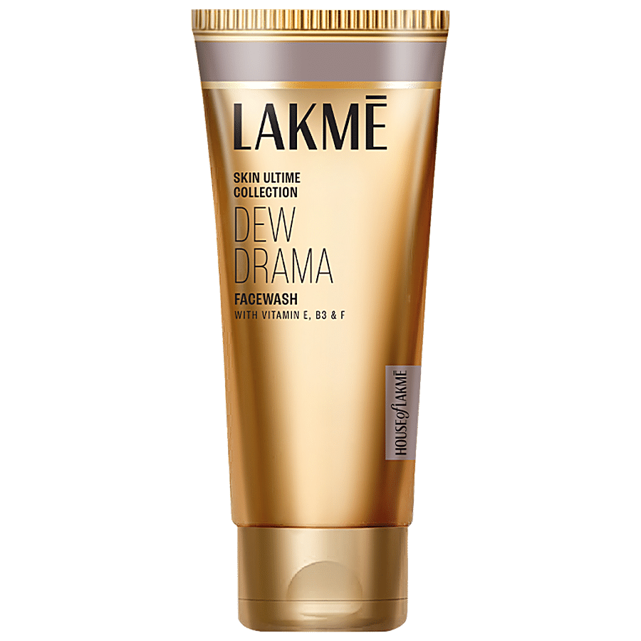 Lakme Skin Ultime Collection Dew Drama Facewash - With Vitamin E