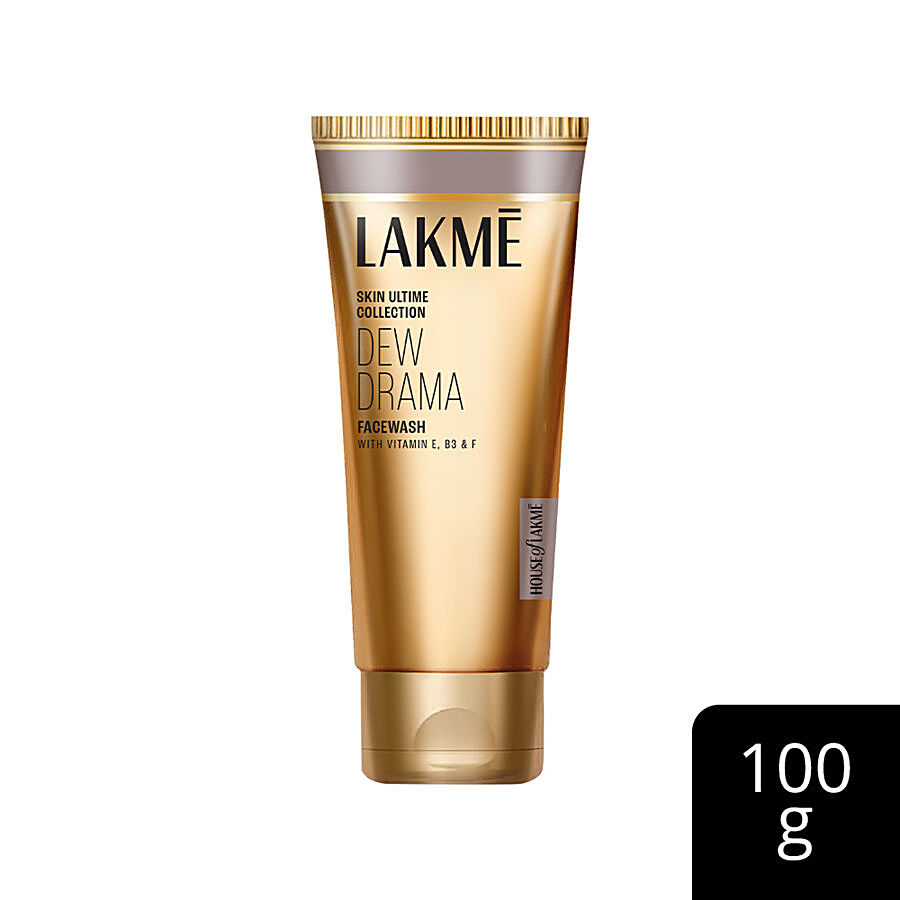 Lakme Skin Ultime Collection Dew Drama Facewash - With Vitamin E