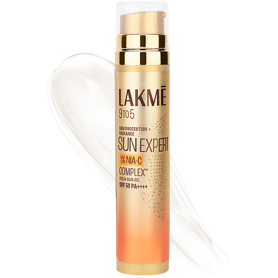 Lakme Sun Expert 1% Nia C Complex Aqua Sun Gel - SPF 50 PA++++