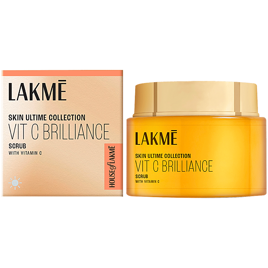 Lakme Vitamin C Brilliance Face Scrub - Exfoliation For Brighter Skin