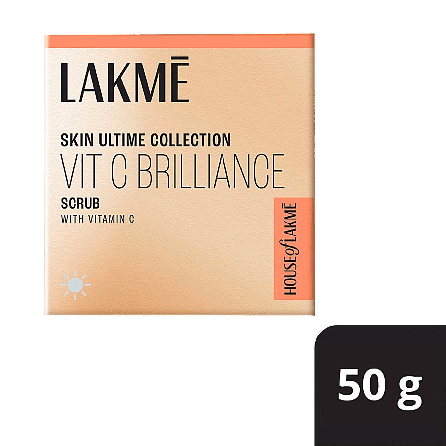 Lakme Vitamin C Brilliance Face Scrub - Exfoliation For Brighter Skin