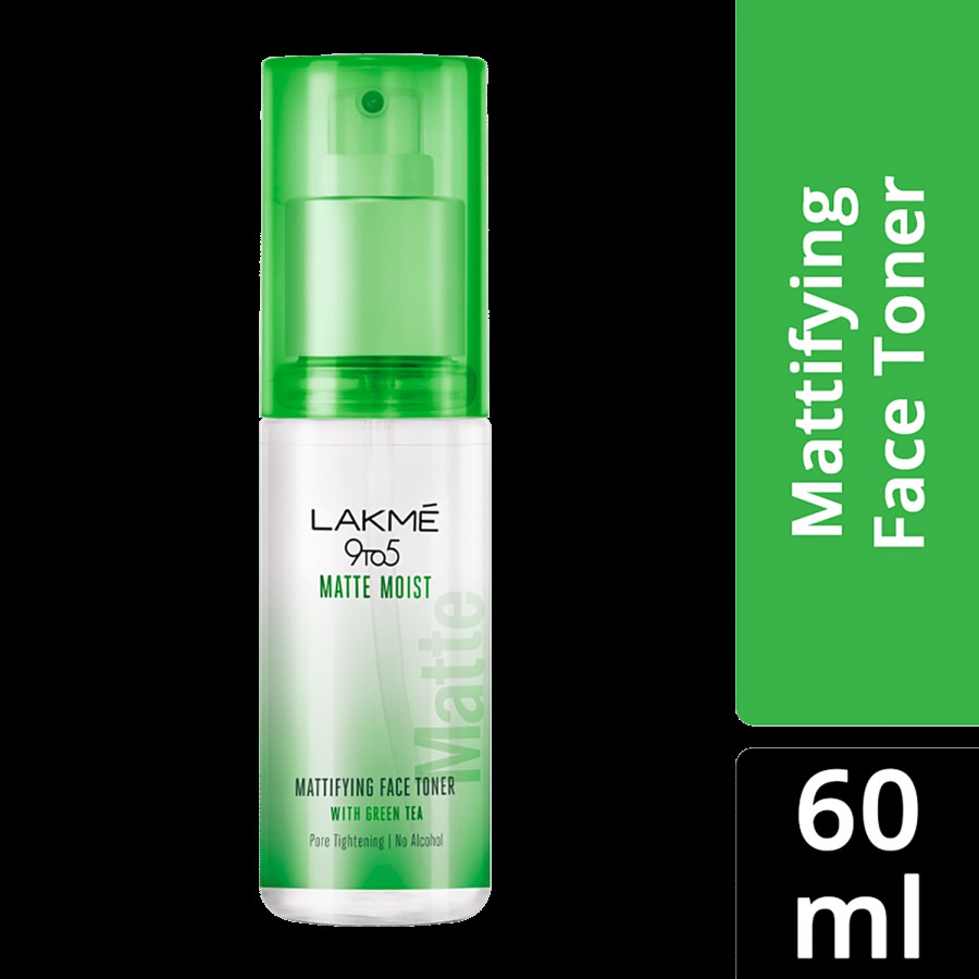 Lakme 9To5 Matte Moist Mattifying Face Toner - With Green Tea