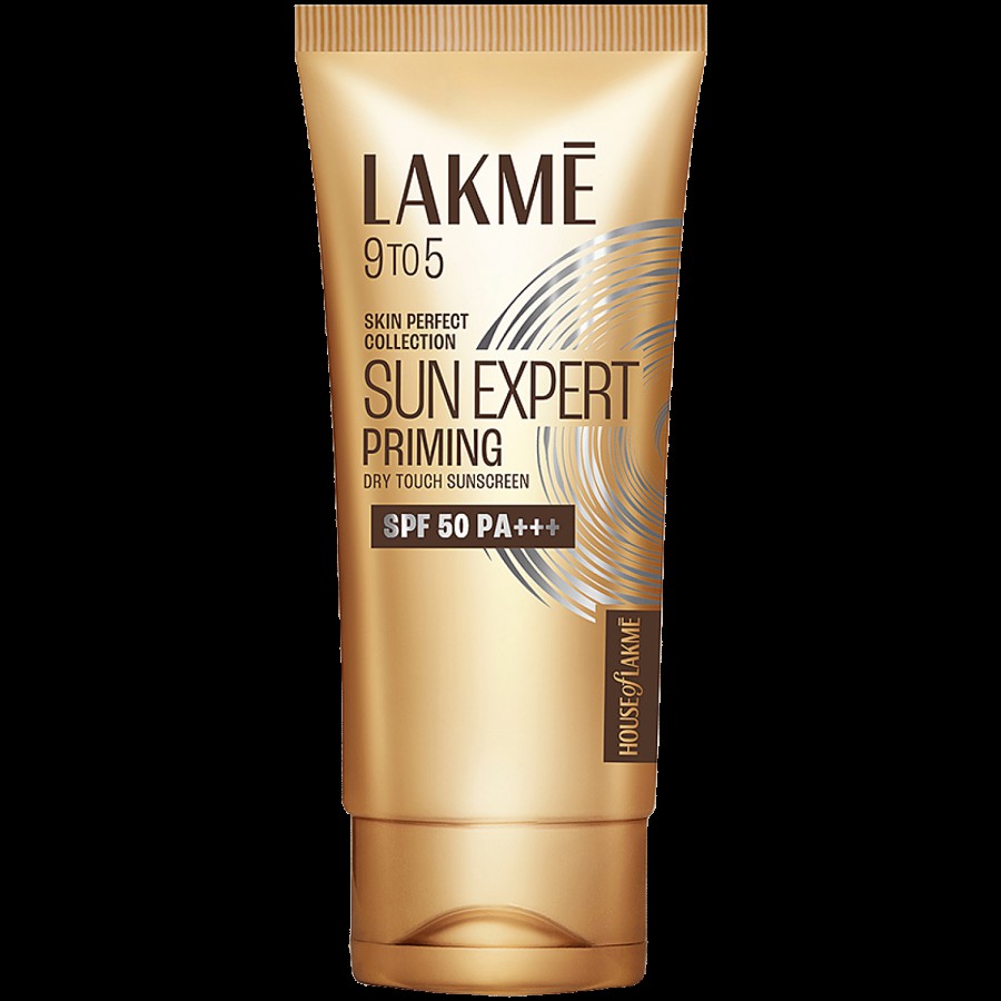 Lakme 9 To 5 Sun Expert Priming Dry Touch Sunscreen - SPF 50 PA+++