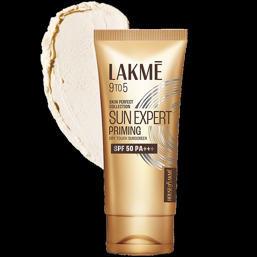 Lakme 9 To 5 Sun Expert Priming Dry Touch Sunscreen - SPF 50 PA+++