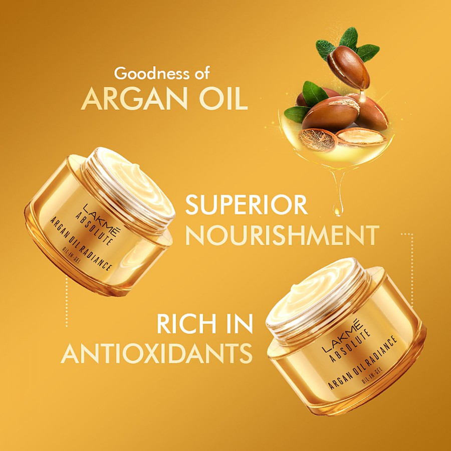 Lakme Absolute - Argan Oil Radiance Oil-In-Gel