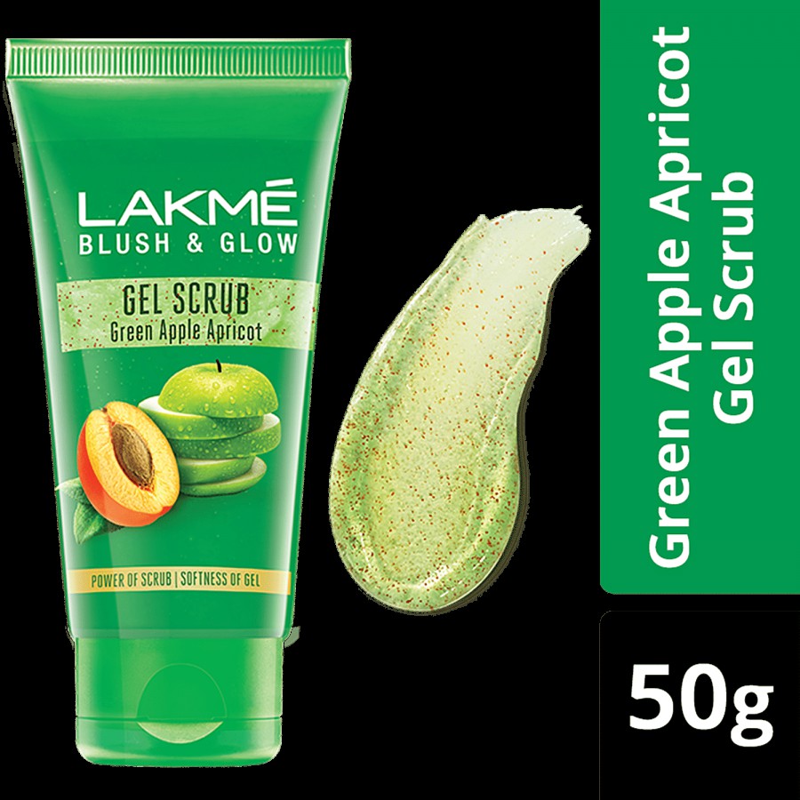 Lakme Blush & Glow Gel Scrub - Apple Apricot