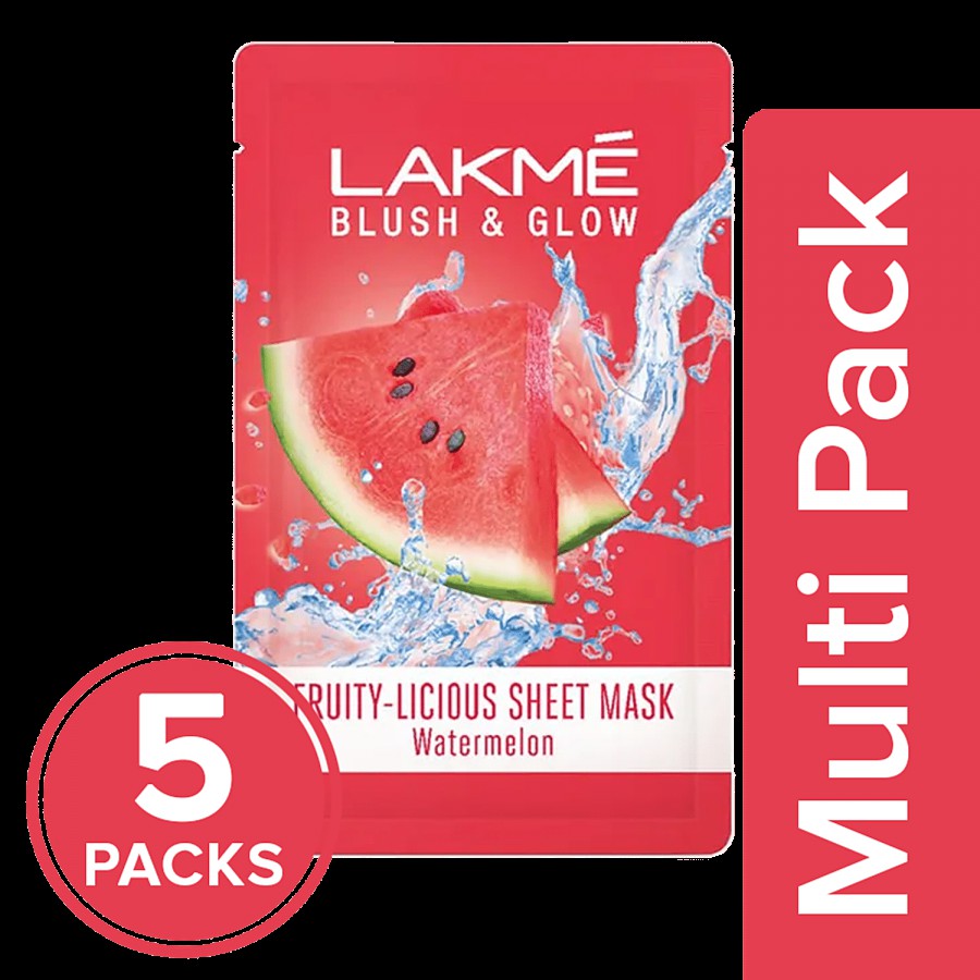 Lakme Blush & Glow Watermelon Sheet Mask