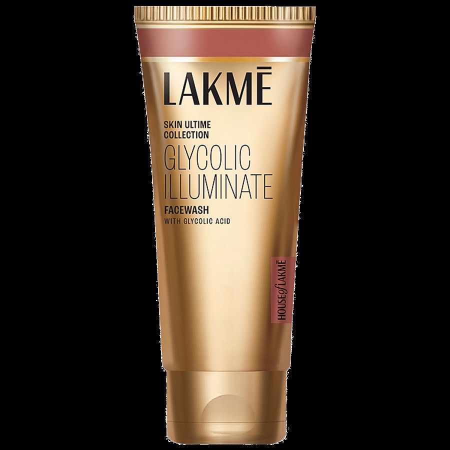 Lakme Glycolic Illuminate Facewash with Glycolic Acid for Gentle Exfoliation & Illuminated Skin