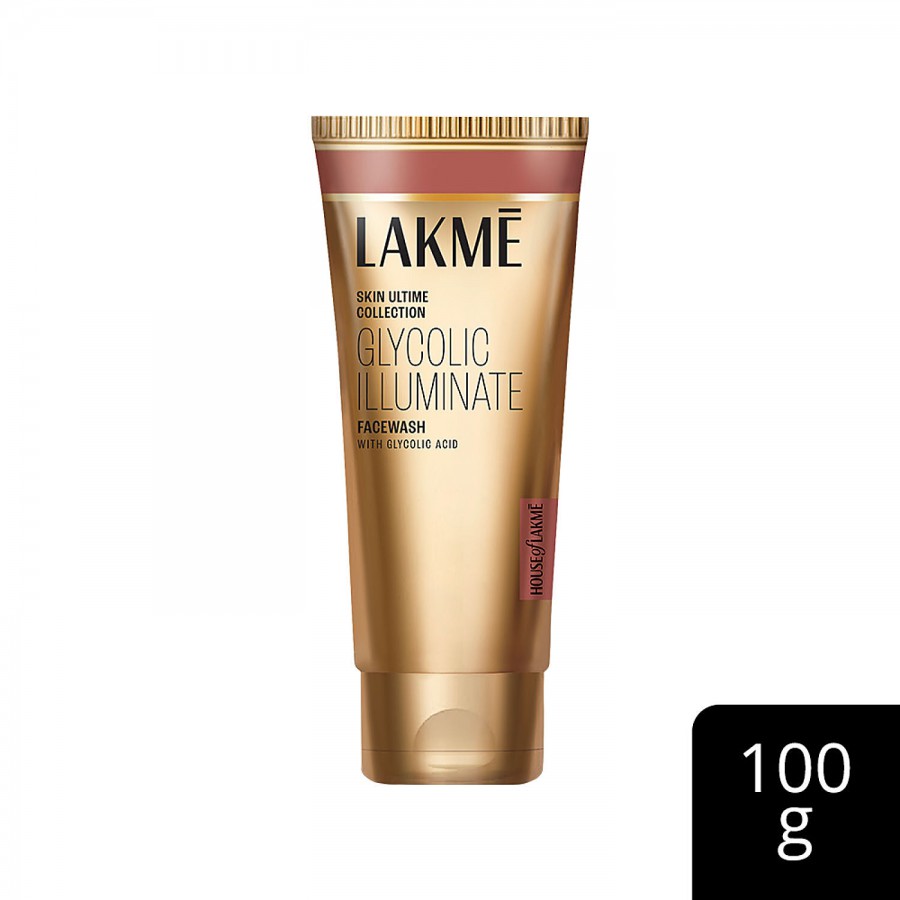 Lakme Glycolic Illuminate Facewash with Glycolic Acid for Gentle Exfoliation & Illuminated Skin