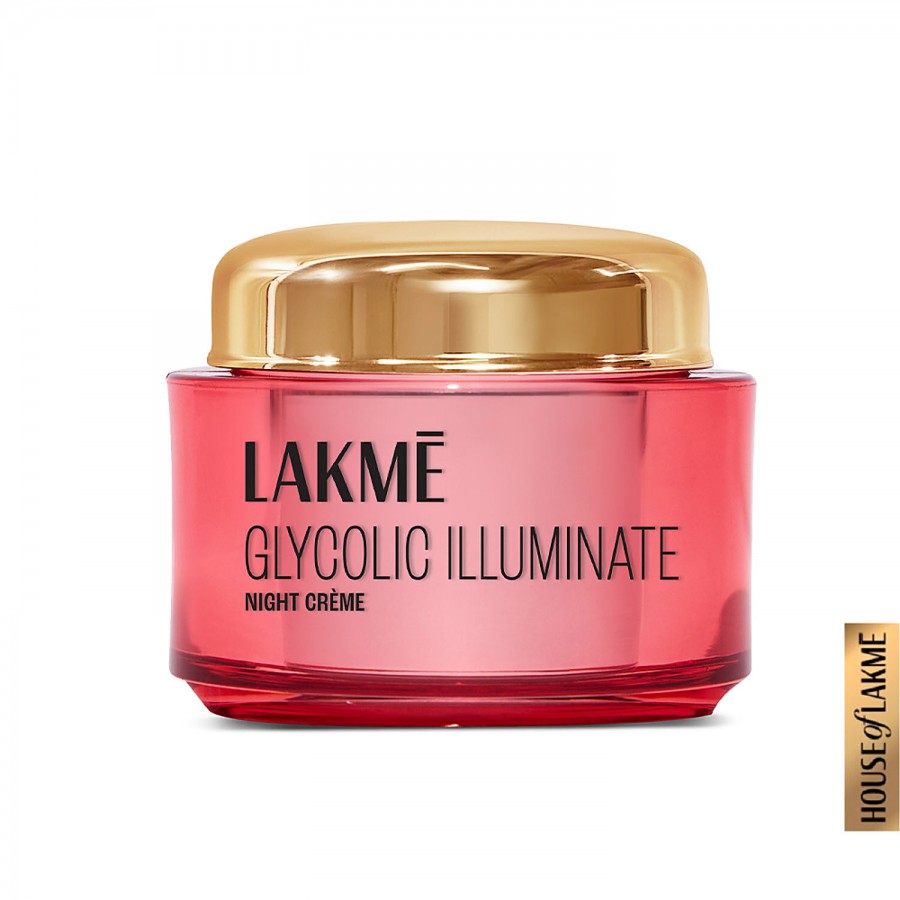 Lakme Glycolic Illuminate Night Cream - With Glycolic Acid