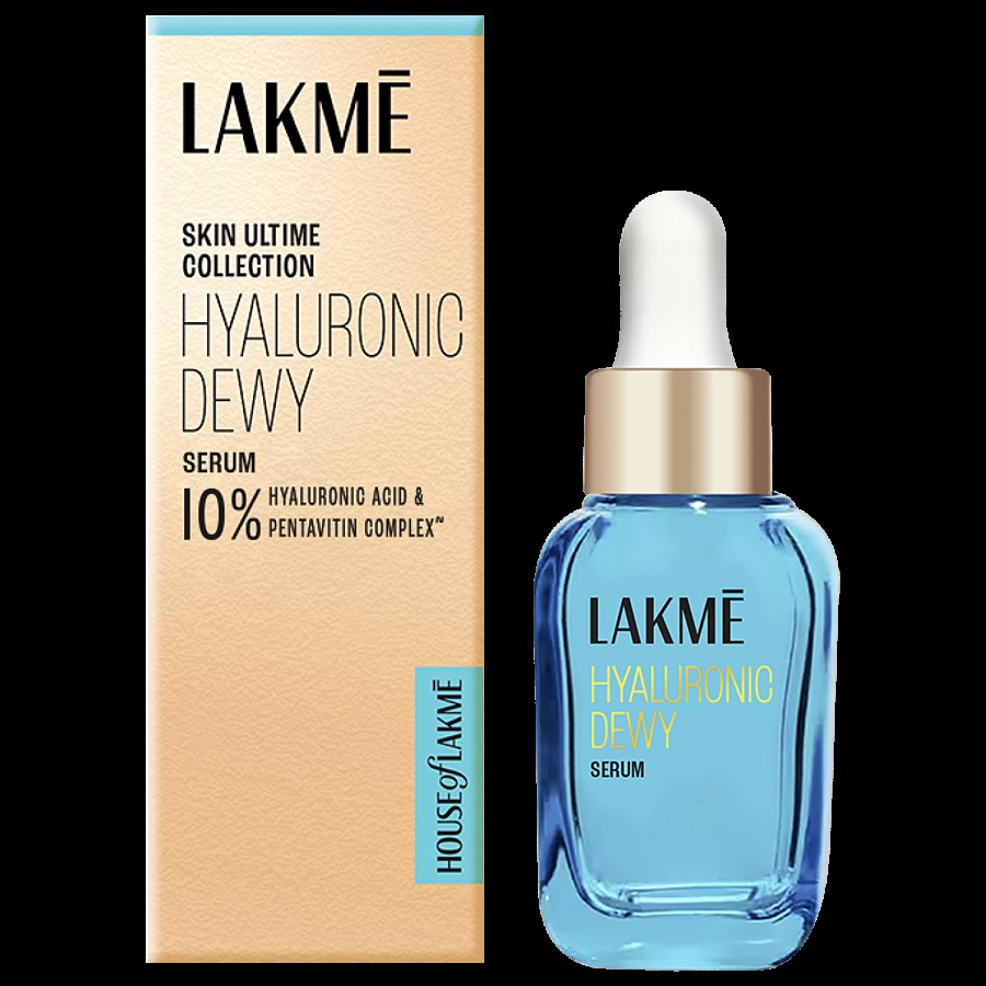 Lakme Hyaluronic Dewy Serum with 10% Hyaluronic Acid & Pentavitin Complex