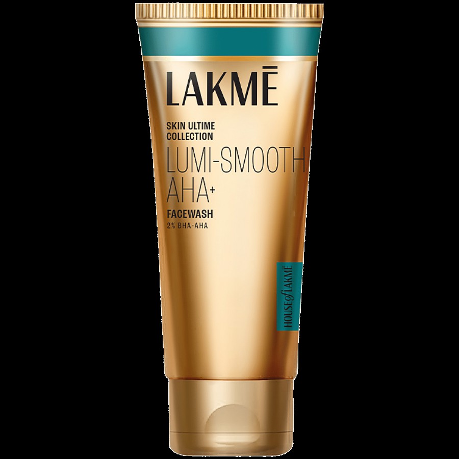 Lakme Lumi-Smooth AHA+ Facewash - 2% BHA-AHA