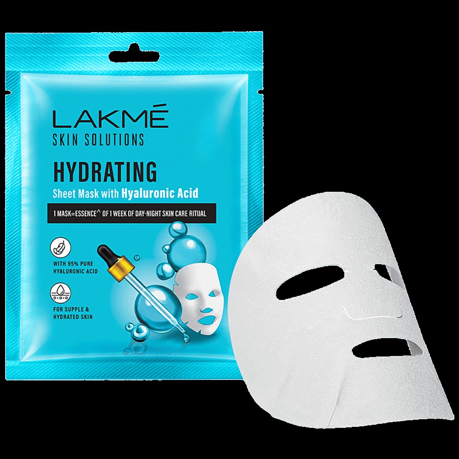 Lakme Skin Solutions Hydrating Sheet Mask With Hyaluronic Acid