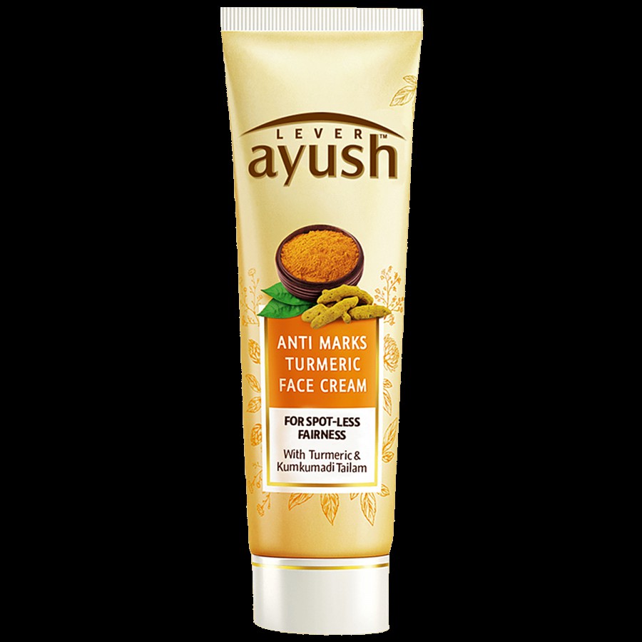 Lever Ayush Anti-Marks Natural Ayurvedic Turmeric Face Cream