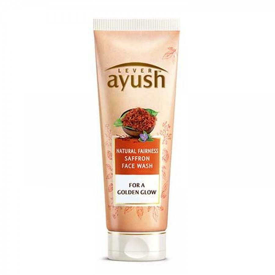 Lever Ayush Natural Fairness Natural Ayurvedic Saffron Face Wash