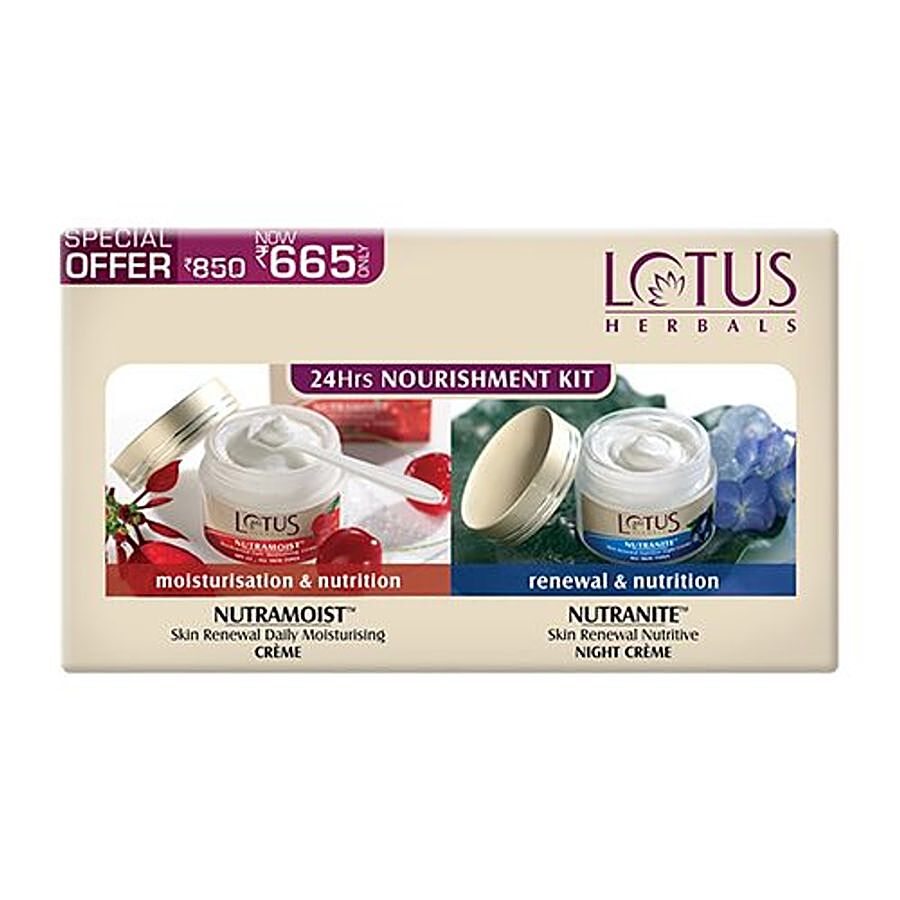 Lotus Herbals 24 Hrs Nourishment Kit